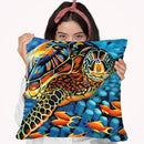 Cruising Along I Throw Pillow By World Art Group