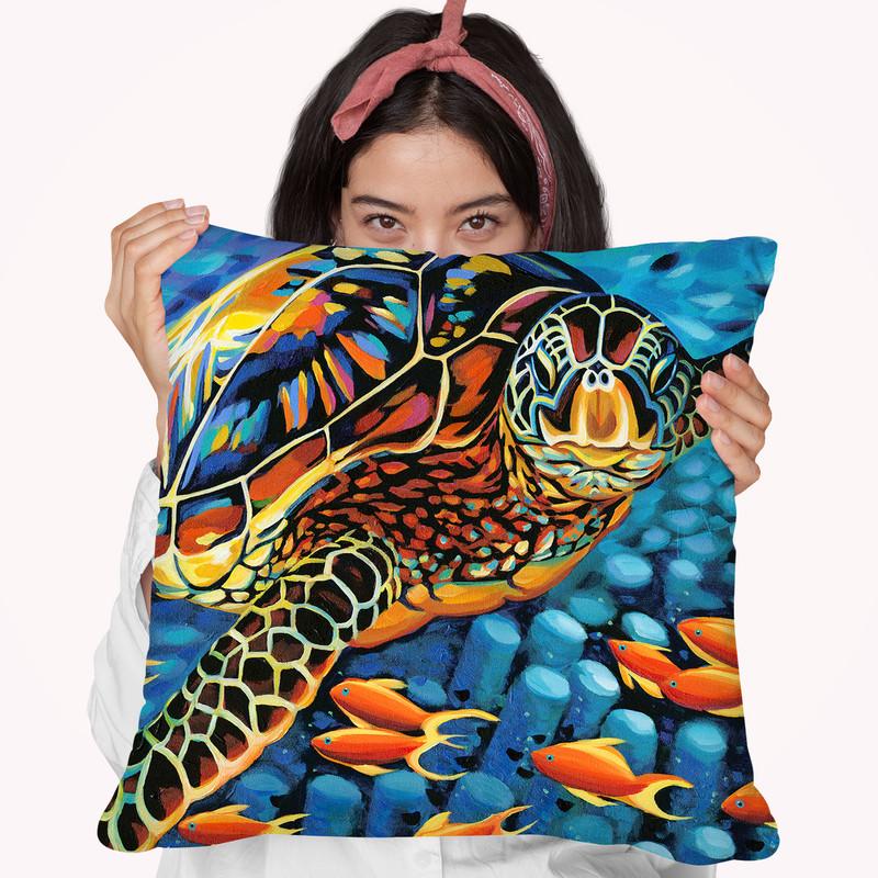 Cruising Along I Throw Pillow By World Art Group