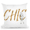 Gilded Fashion Figures I Throw Pillow By World Art Group