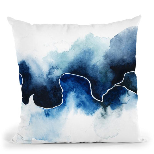 Glacial Break I Throw Pillow By World Art Group