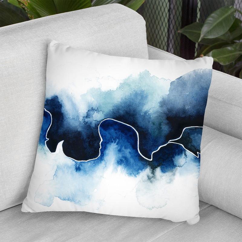 Glacial Break I Throw Pillow By World Art Group