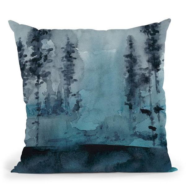 Winter Woods I Throw Pillow By World Art Group