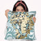 Gilded Solitaryell I Throw Pillow By World Art Group