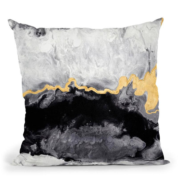 Gilded Onyx Throw Pillow By World Art Group