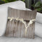 Champagne & Gold Falls Throw Pillow By World Art Group