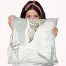 Golden Reef Panel I Throw Pillow By World Art Group