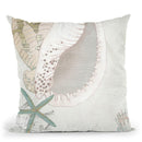 Golden Reef Panel Ii Throw Pillow By World Art Group