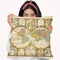 Antique World Globes Throw Pillow By World Art Group