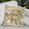 Antique Map Of Asia Throw Pillow By World Art Group