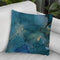 Aquamarine Drift I Throw Pillow By World Art Group