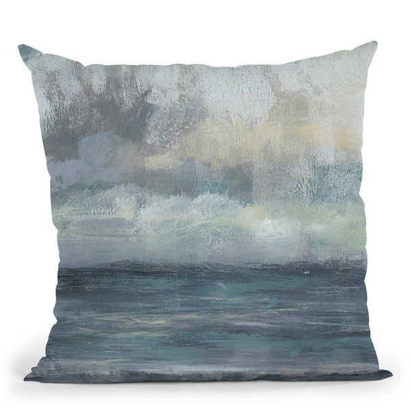 Beach Rise Ii Throw Pillow By World Art Group