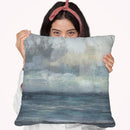 Beach Rise Ii Throw Pillow By World Art Group