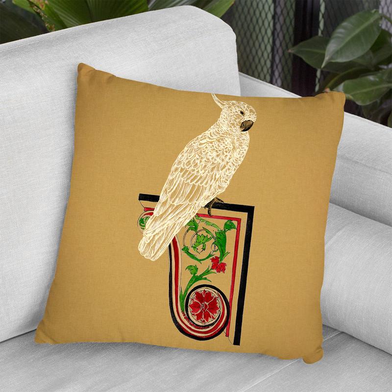 Bird Impression Iii Throw Pillow By World Art Group