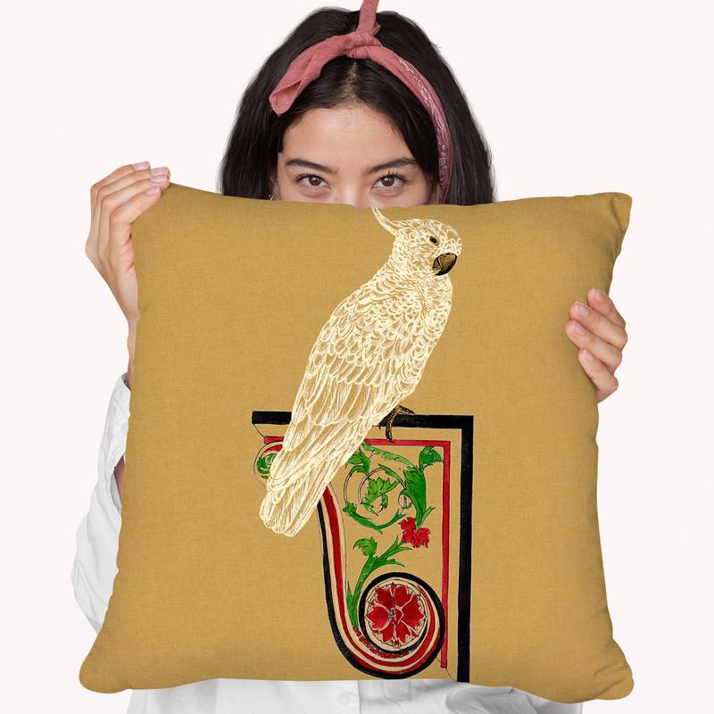 Bird Impression Iii Throw Pillow By World Art Group