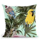 Birds Paradise Ii Throw Pillow By World Art Group