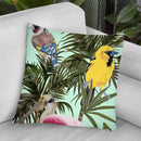 Birds Paradise Ii Throw Pillow By World Art Group