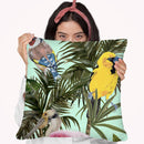 Birds Paradise Ii Throw Pillow By World Art Group