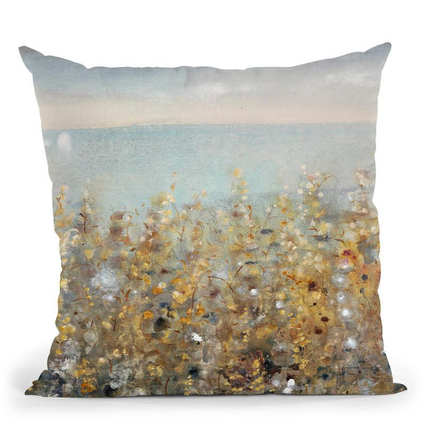 Blossoms By The Sea I Throw Pillow By World Art Group