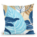 Blue Jungle Iii Throw Pillow By World Art Group