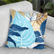 Blue Jungle Iii Throw Pillow By World Art Group