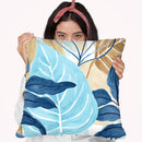 Blue Jungle Iii Throw Pillow By World Art Group