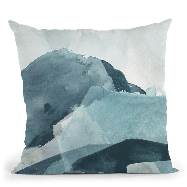 Blue Range I Throw Pillow By World Art Group