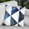 Blue Screen Iii Throw Pillow By World Art Group