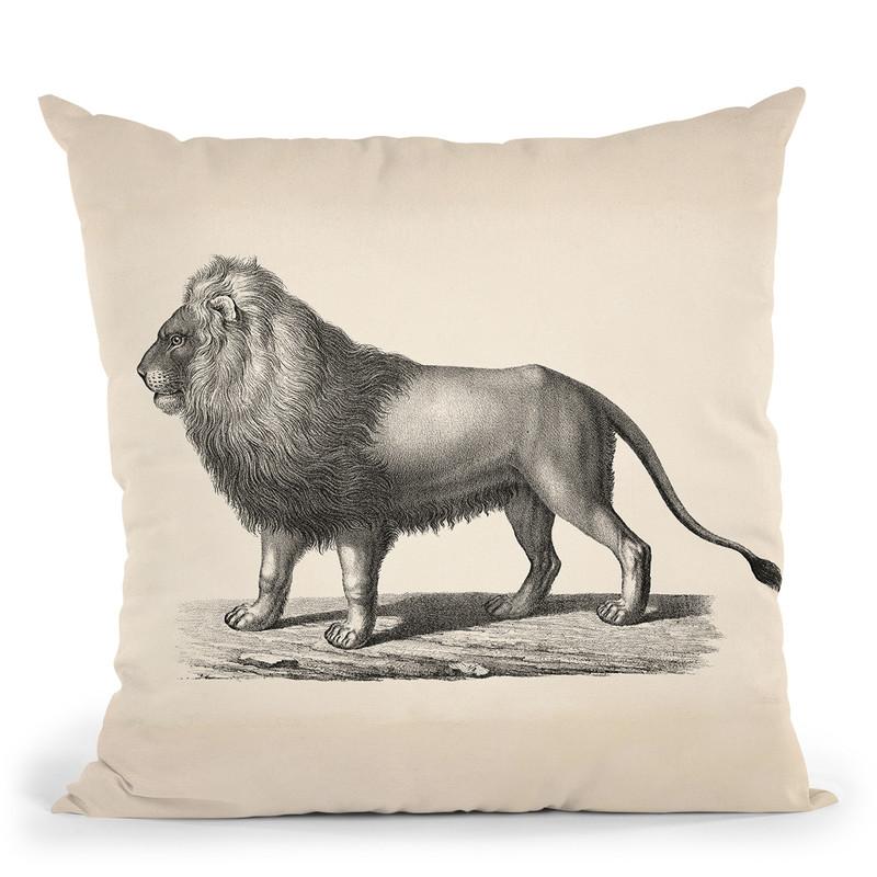 Brodtmann Lion Throw Pillow By World Art Group