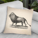 Brodtmann Lion Throw Pillow By World Art Group