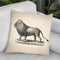 Brodtmann Lion Throw Pillow By World Art Group