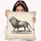 Brodtmann Lion Throw Pillow By World Art Group