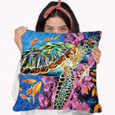 Cruising Along Ii Throw Pillow By World Art Group