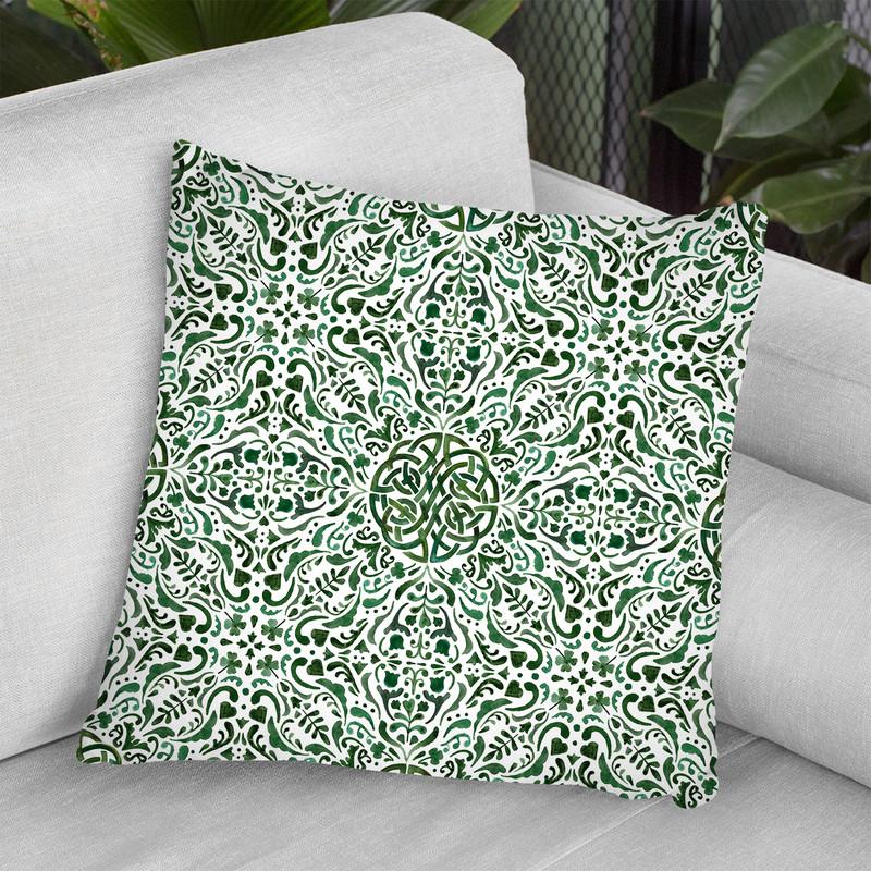 Celtic Knot Collection H Throw Pillow By World Art Group