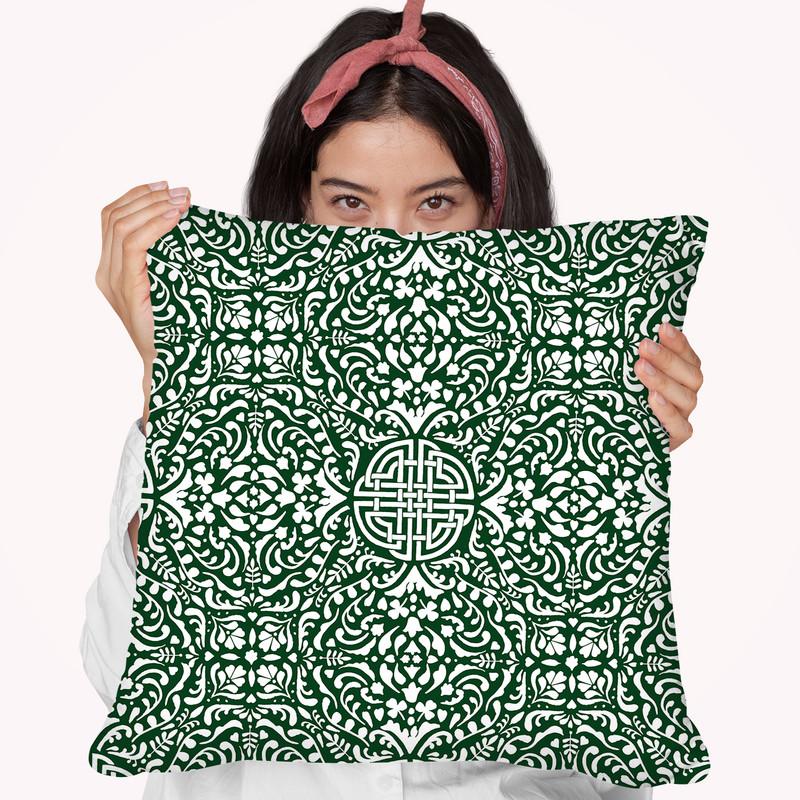 Celtic Knot Collection I Throw Pillow By World Art Group