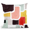 Color Blocking Iv Throw Pillow By World Art Group