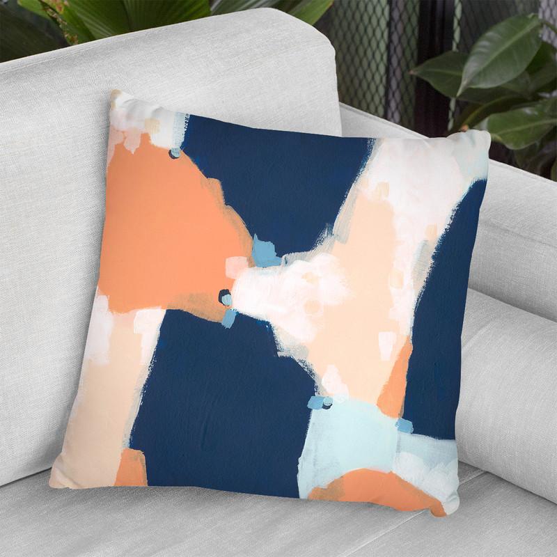 Confetti Impression I Throw Pillow By World Art Group