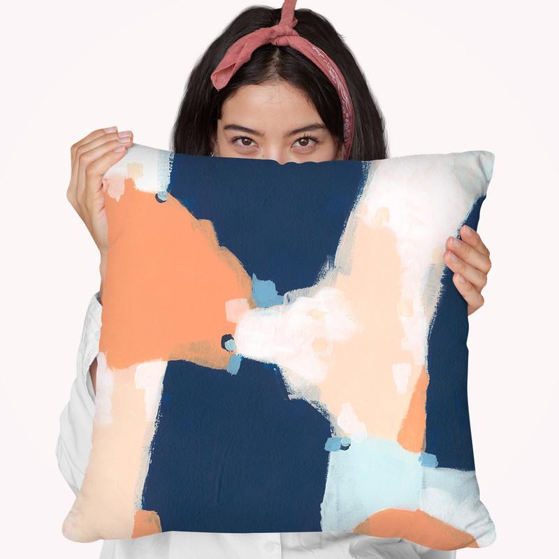 Confetti Impression I Throw Pillow By World Art Group