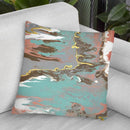 Coral Blade Throw Pillow By World Art Group