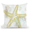 Seaside Blockprints Iv Throw Pillow By World Art Group