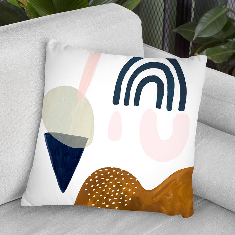 Double Scoop Iii Throw Pillow By World Art Group