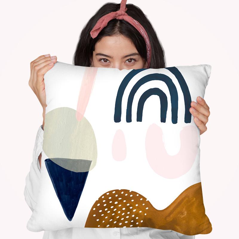 Double Scoop Iii Throw Pillow By World Art Group