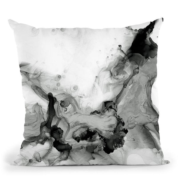 Ebony Plume Ii Throw Pillow By World Art Group