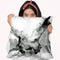 Ebony Plume Ii Throw Pillow By World Art Group