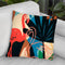 Funky Flamingo I Throw Pillow By World Art Group