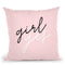 Grl Pwr V Throw Pillow By World Art Group