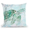 Watercolor Sea Turtle I Throw Pillow By World Art Group