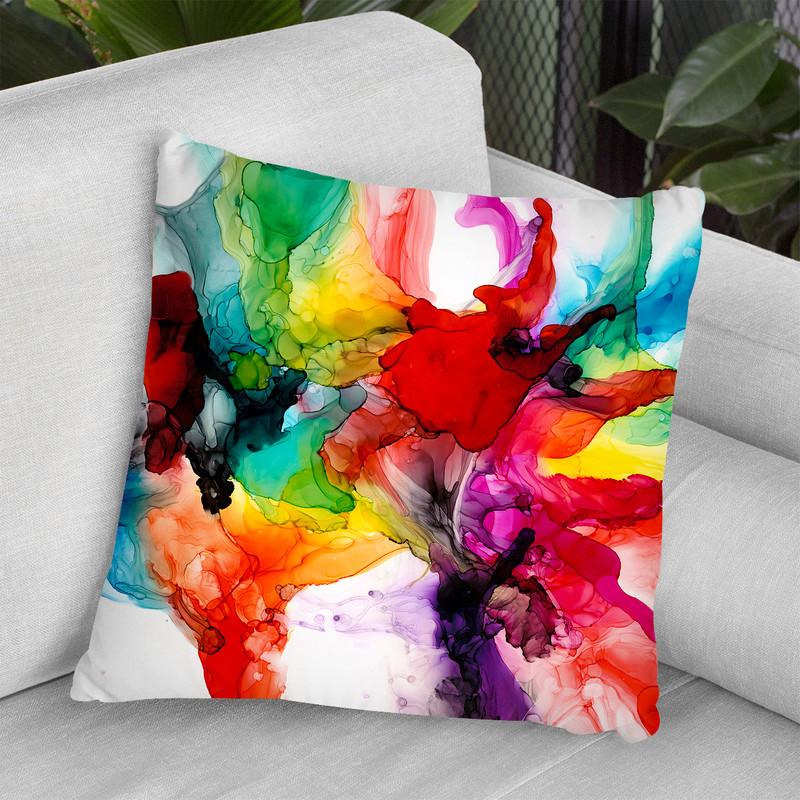 Jeweltone Prism Ii Throw Pillow By World Art Group