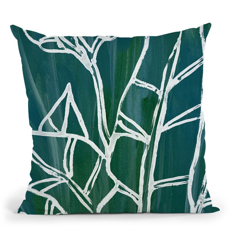 Jungle Batik Iii Throw Pillow By World Art Group
