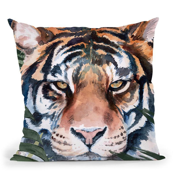 Jungle Cat I Throw Pillow By World Art Group