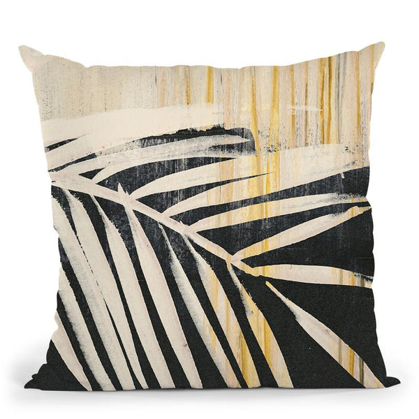 Lustr Golden Raffia I Throw Pillow By World Art Group